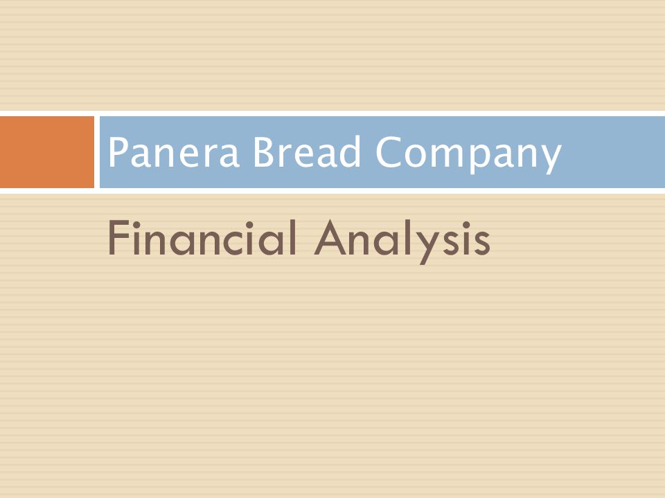 Panera bread closest rivals